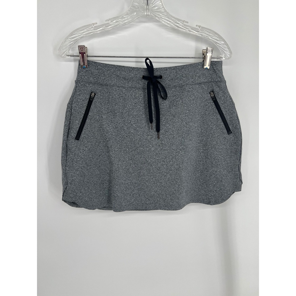 Tek Gear DryTek‎ Gray Heather Athletic Skort Built-in Shorts Womens Size S